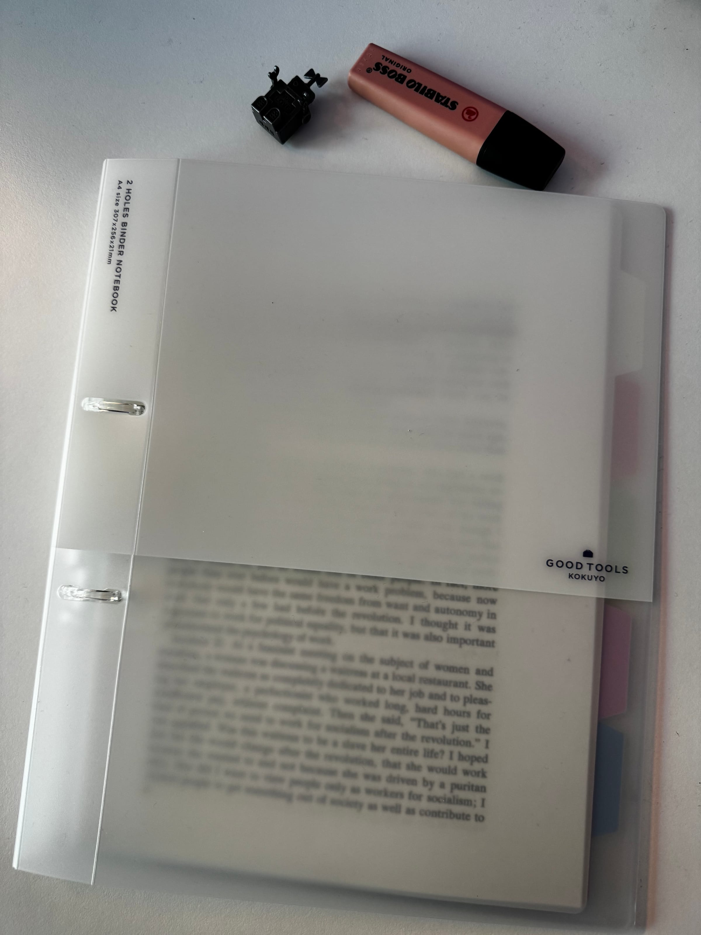 Kokuyo Binder for impactful articles
